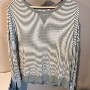 Striped Gray Women's Sweater